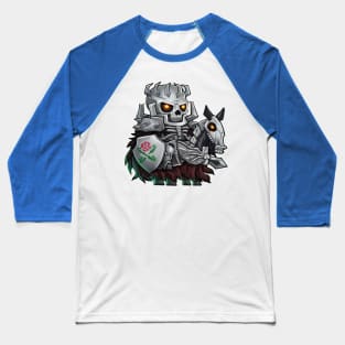 Skull Knight Baseball T-Shirt